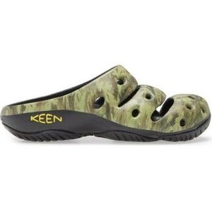 Keen Yogui Arts Men's Sz 9/Wmn’s 11 Camo Green Slip On Clog Rubber Sandals Shoes